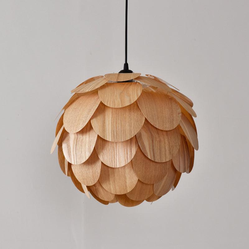 Wlara lámpara colgante moderna de madera