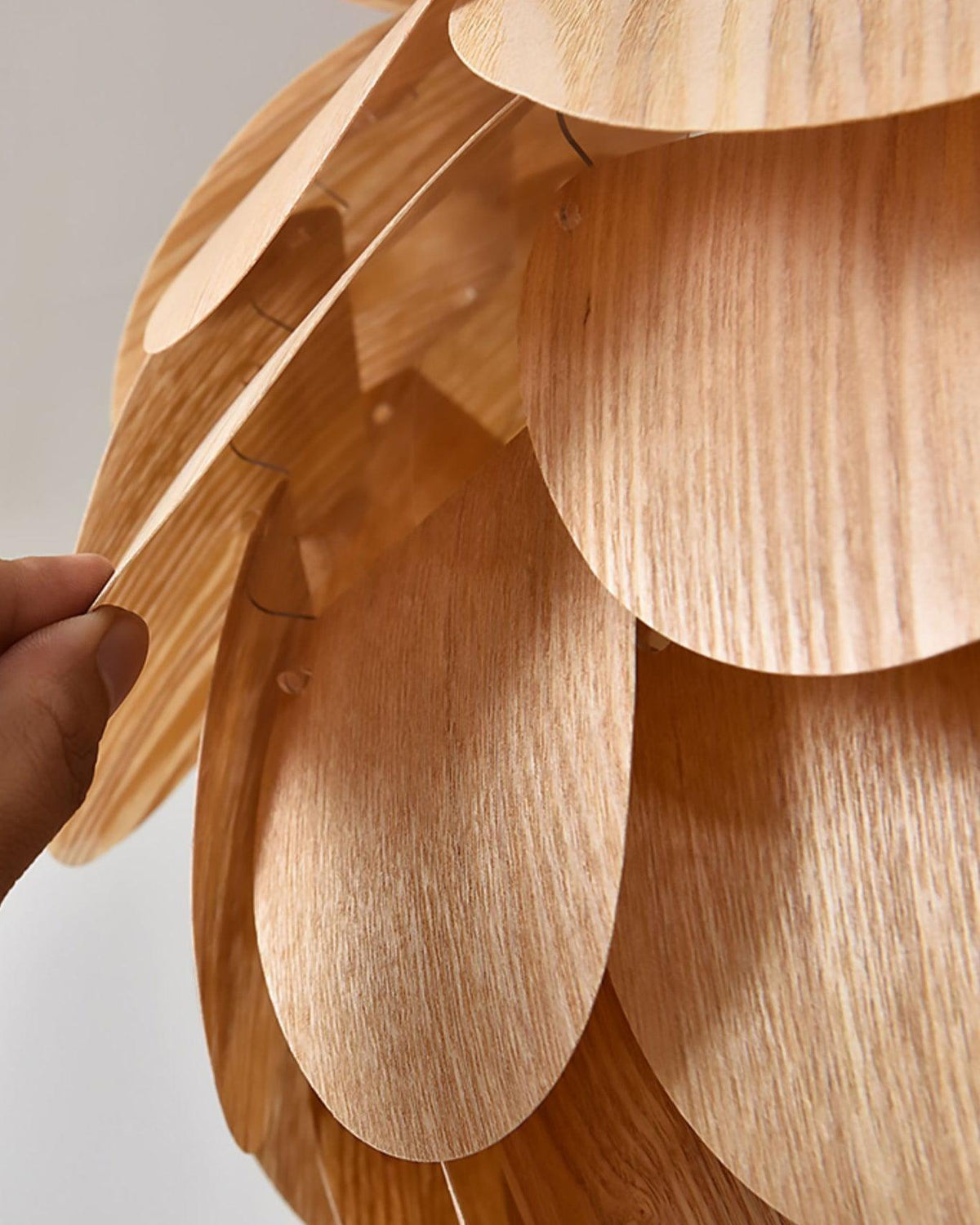 Wlara lámpara colgante moderna de madera