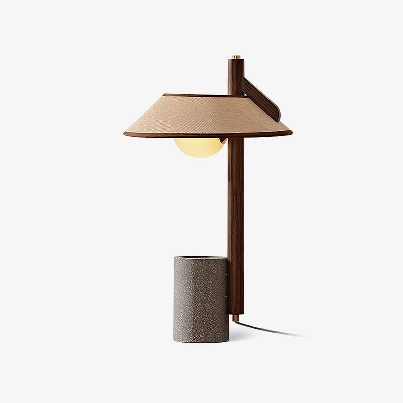 Damon lámpara de mesa minimalista de madera
