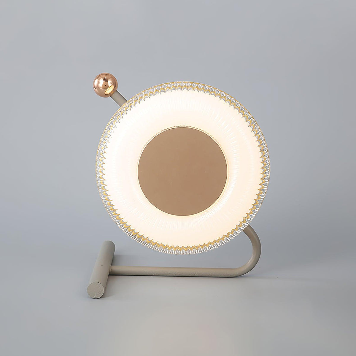 Halon lámpara de mesa moderna de acrílico
