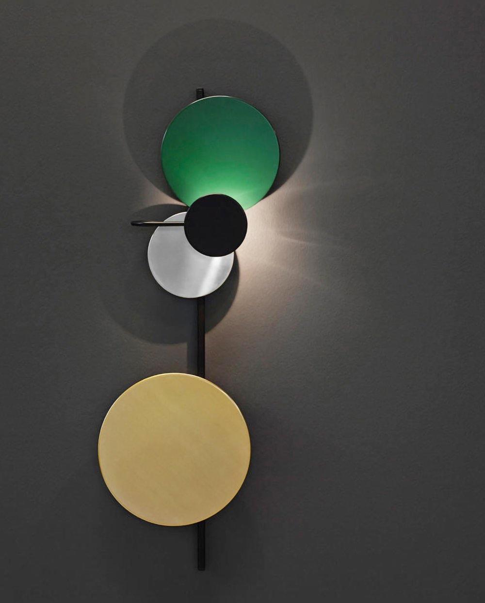 Mirq aplique de pared con discos artísticos magnéticos