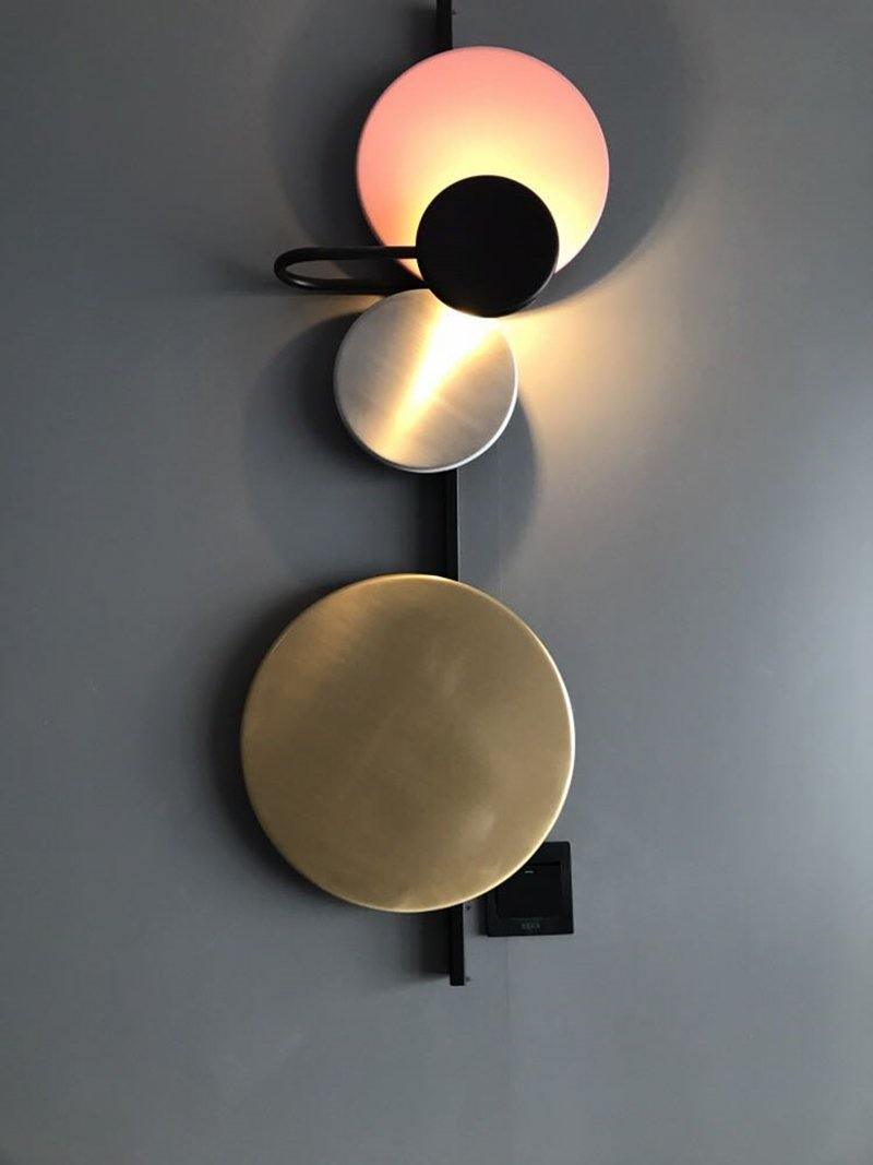 Mirq aplique de pared con discos artísticos magnéticos