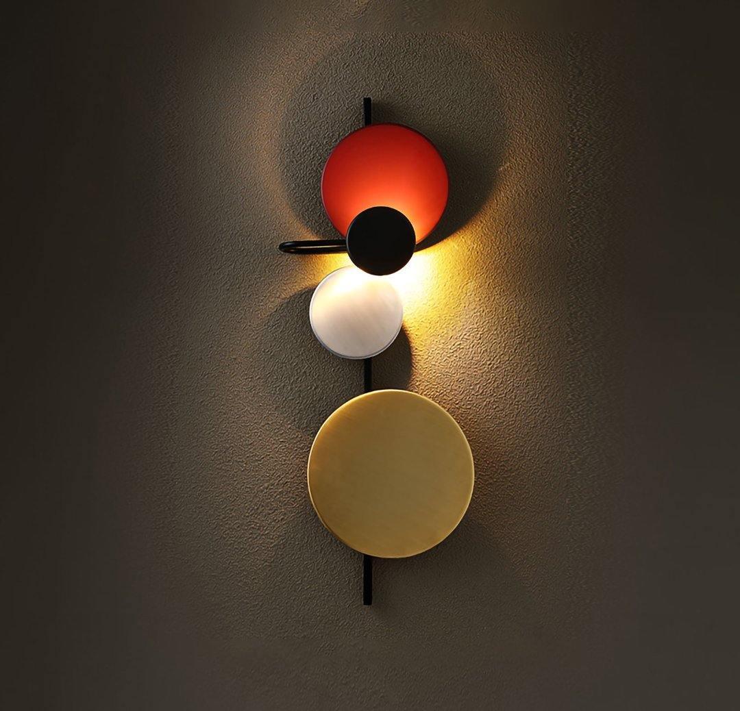 Mirq aplique de pared con discos artísticos magnéticos