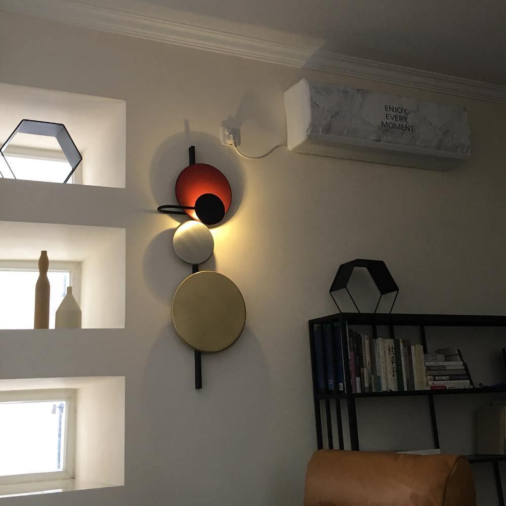 Mirq aplique de pared con discos artísticos magnéticos