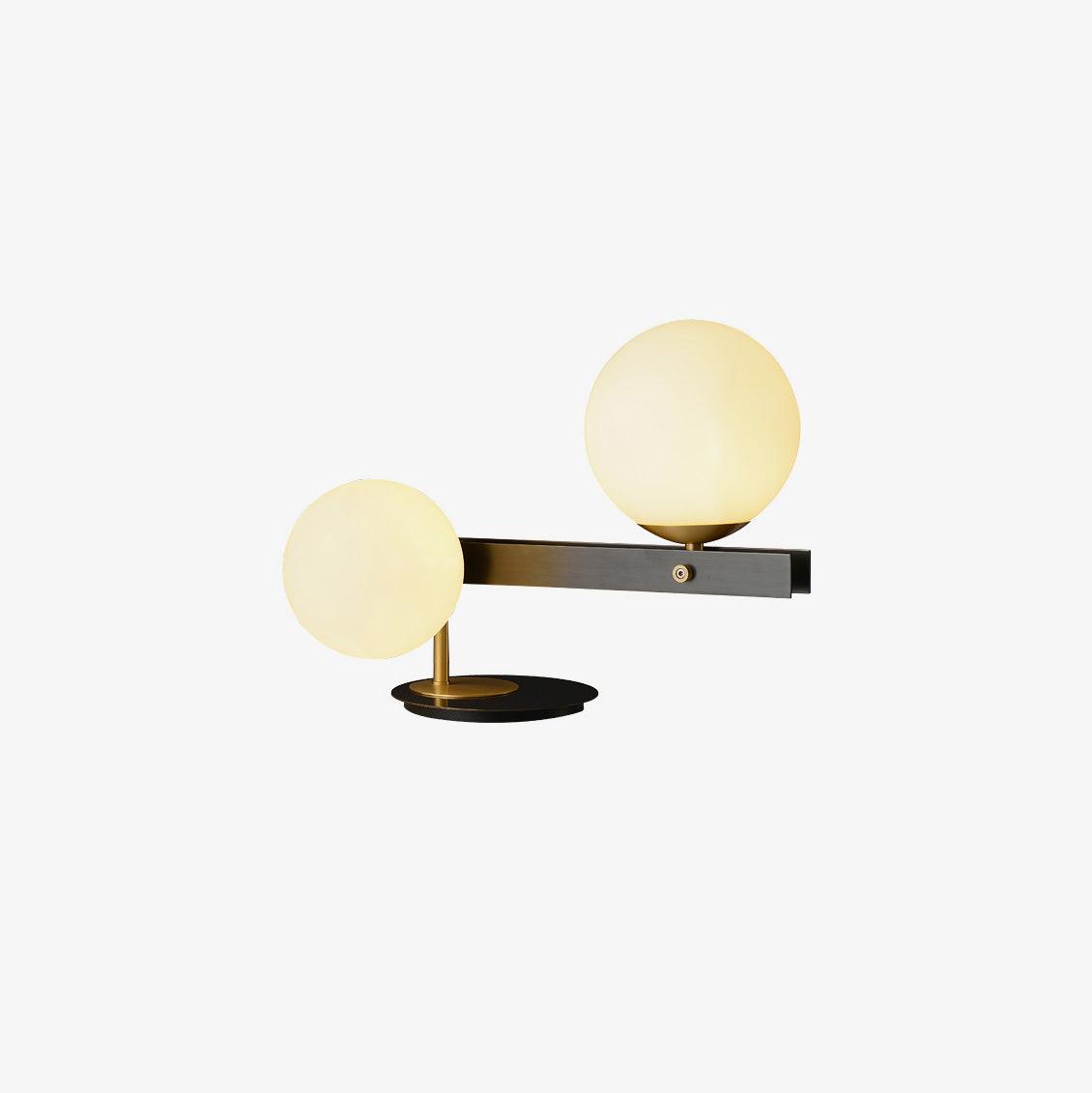 Veloella lámpara de mesa contemporánea de vidrio