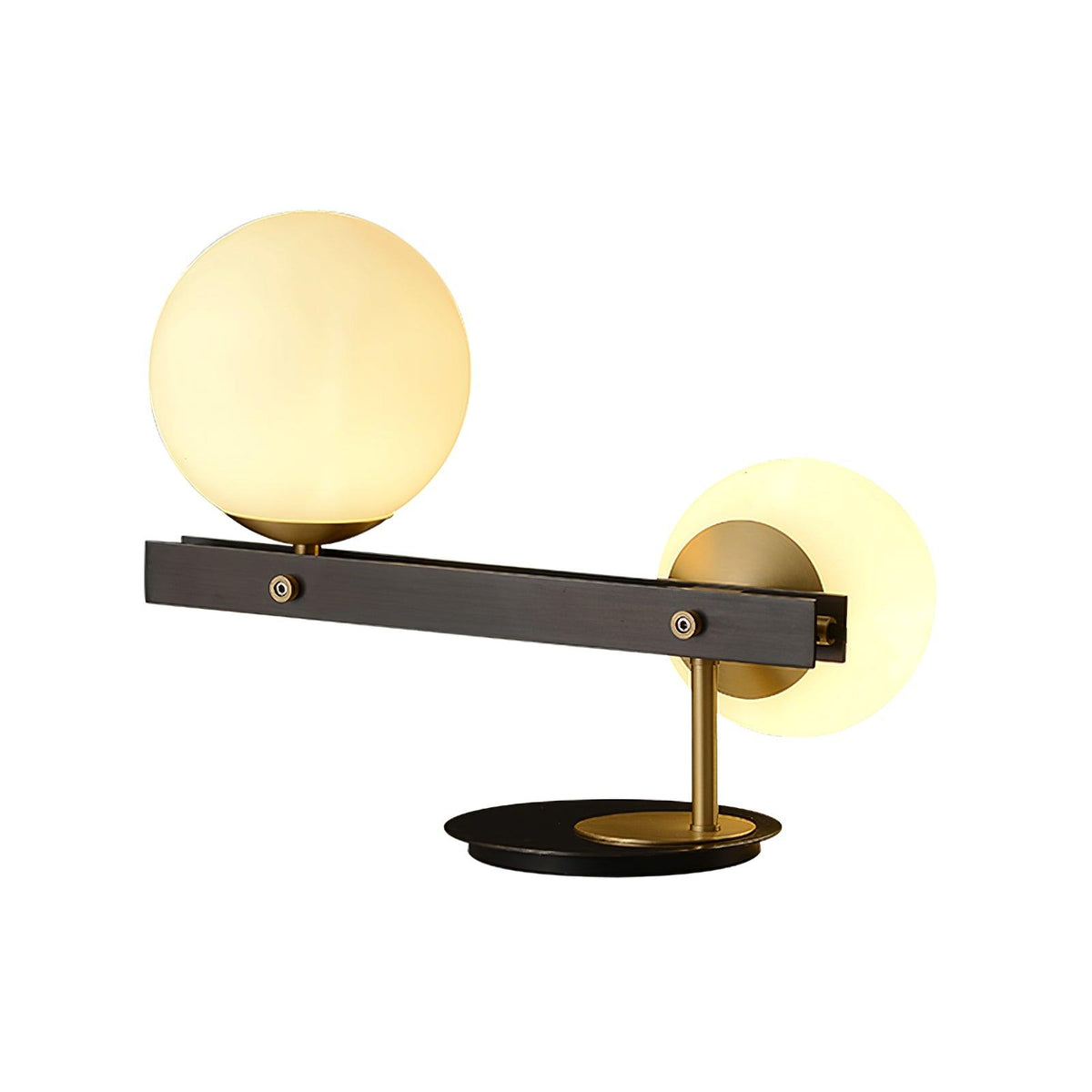 Veloella lámpara de mesa contemporánea de vidrio