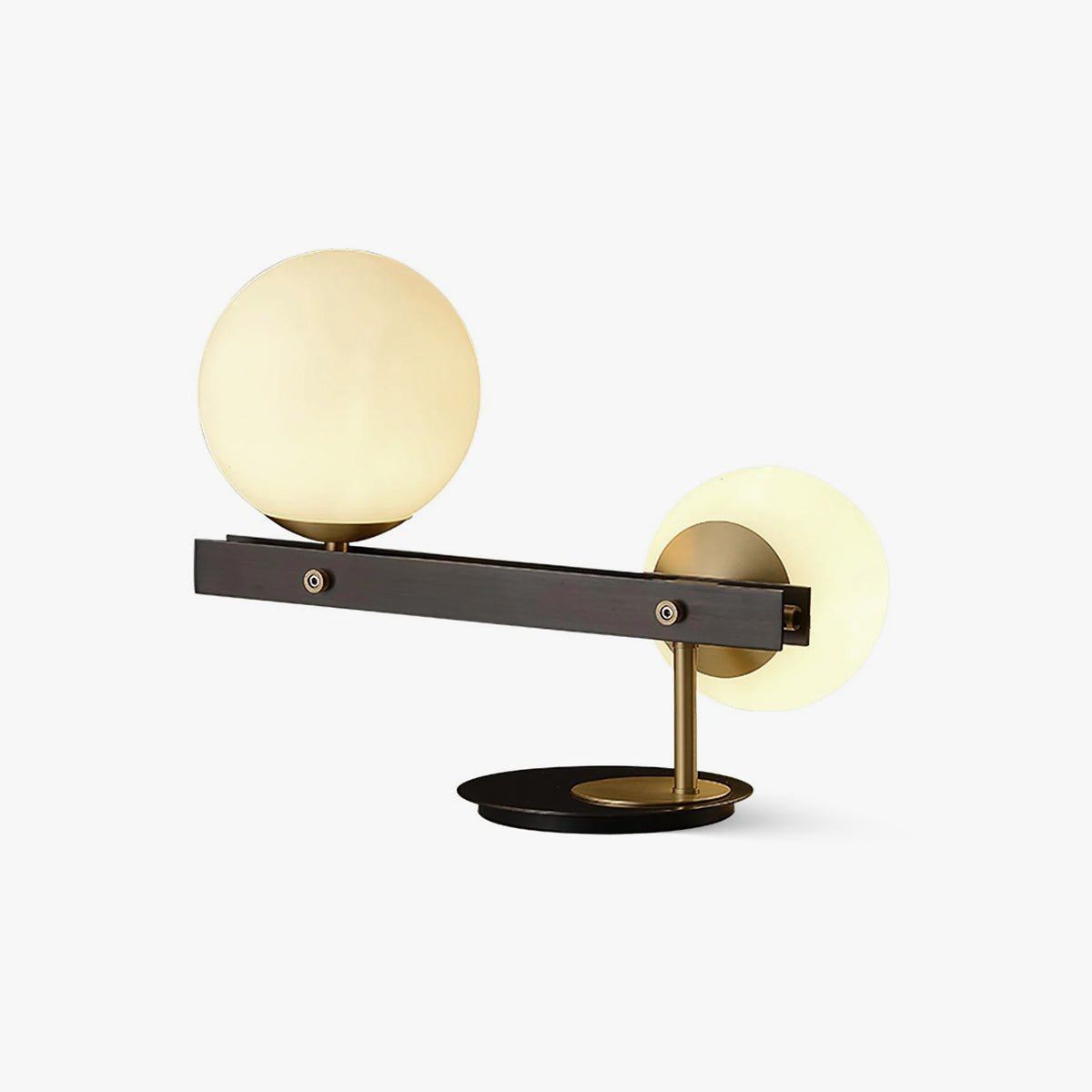 Veloella lámpara de mesa contemporánea de vidrio