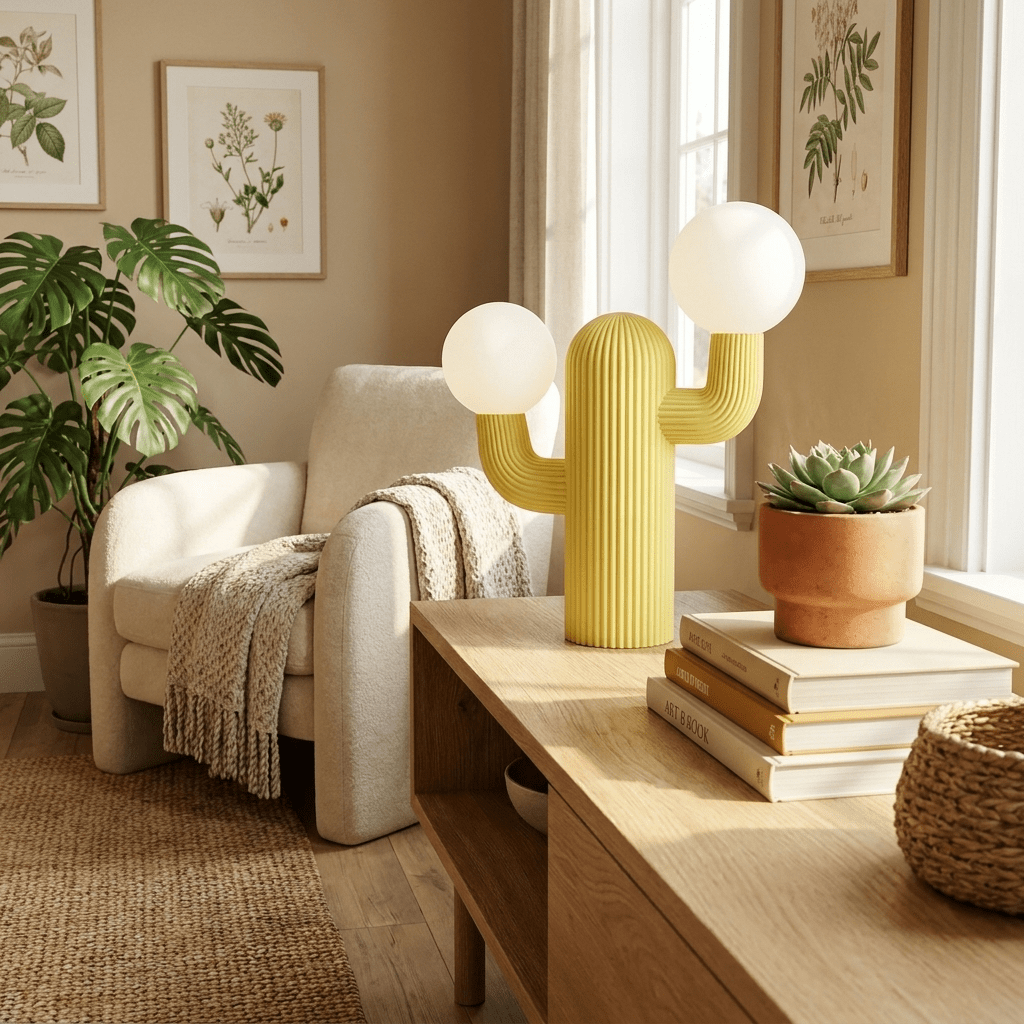 Lazlo lámpara de mesa Cactus