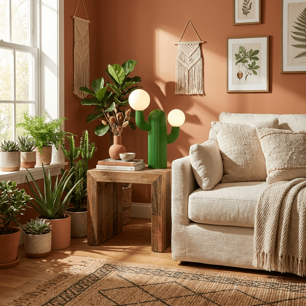 Lazlo lámpara de mesa Cactus