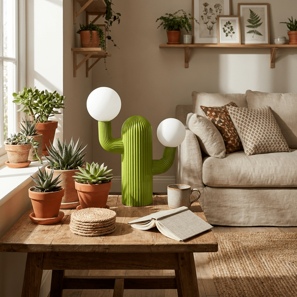 Lazlo lámpara de mesa Cactus