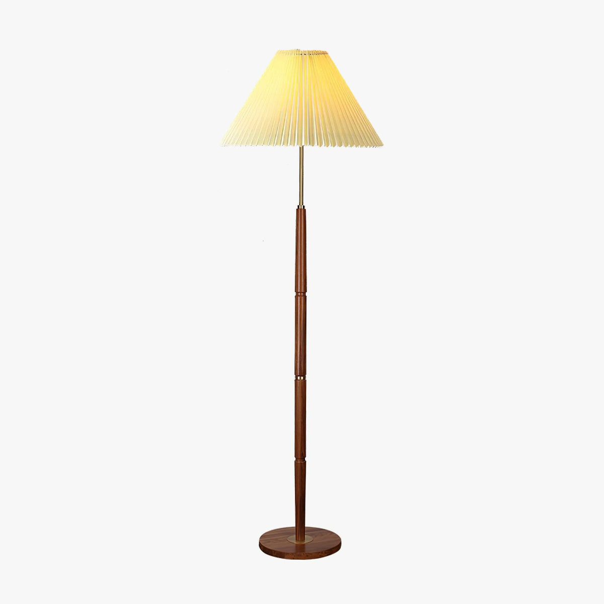Syleina lámpara de pie minimalista de madera