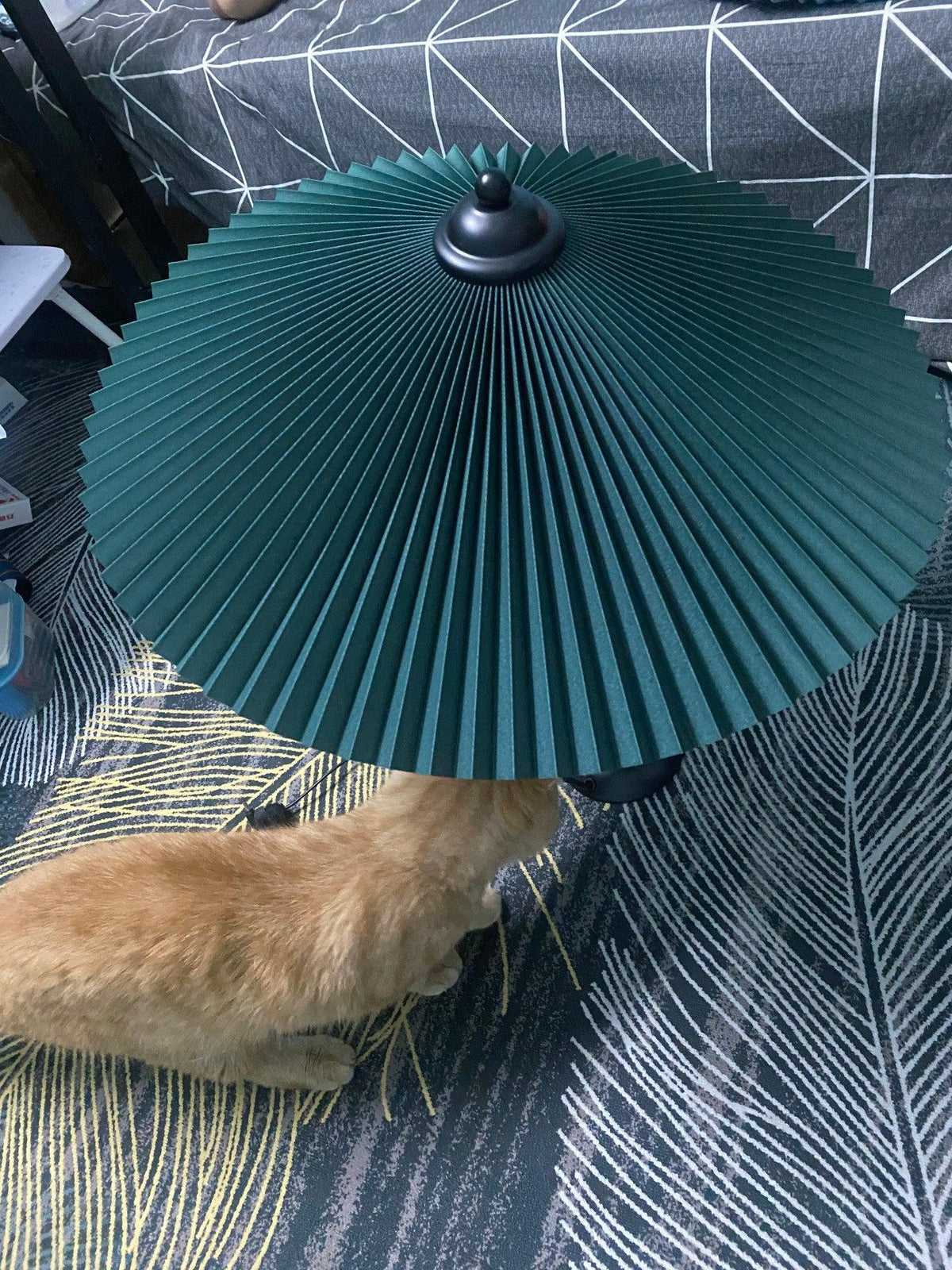 Krenis lámpara de mesa artística de tejido