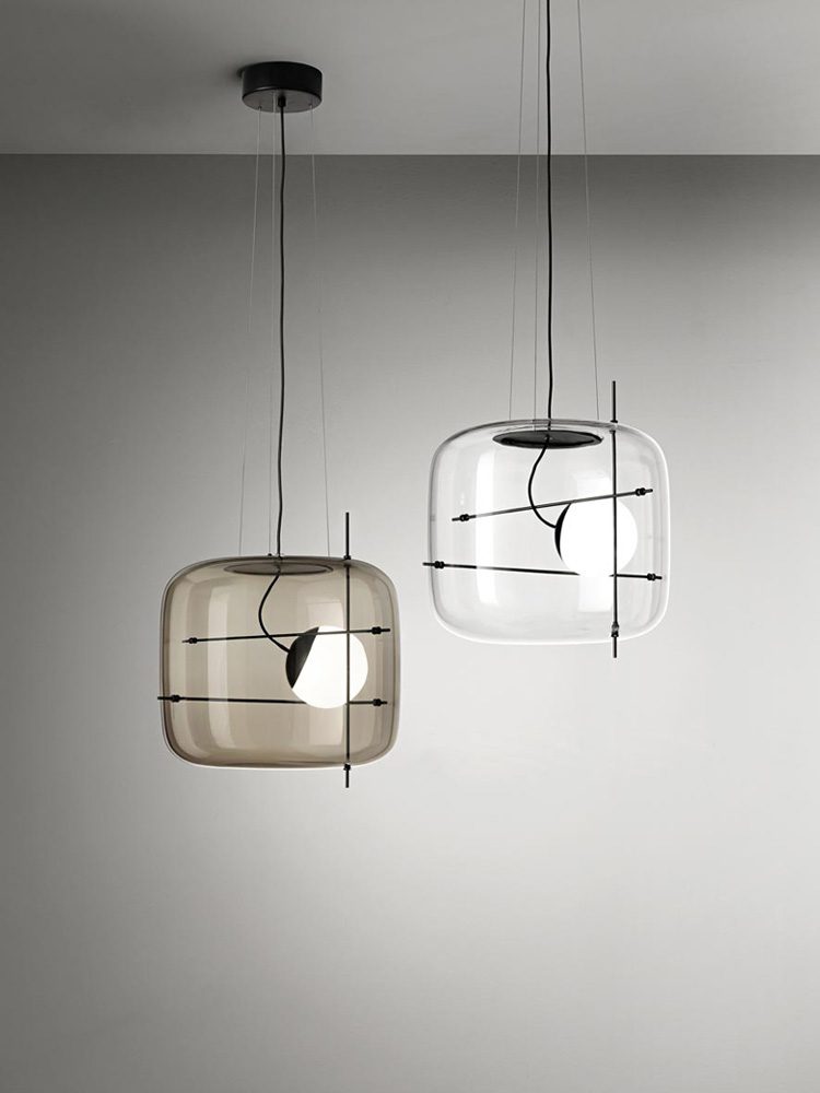 Ivex lámpara colgante contemporánea de vidrio