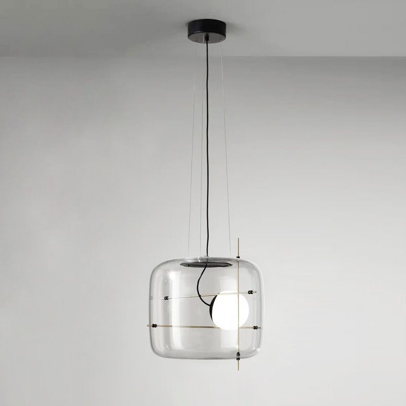 Ivex lámpara colgante contemporánea de vidrio