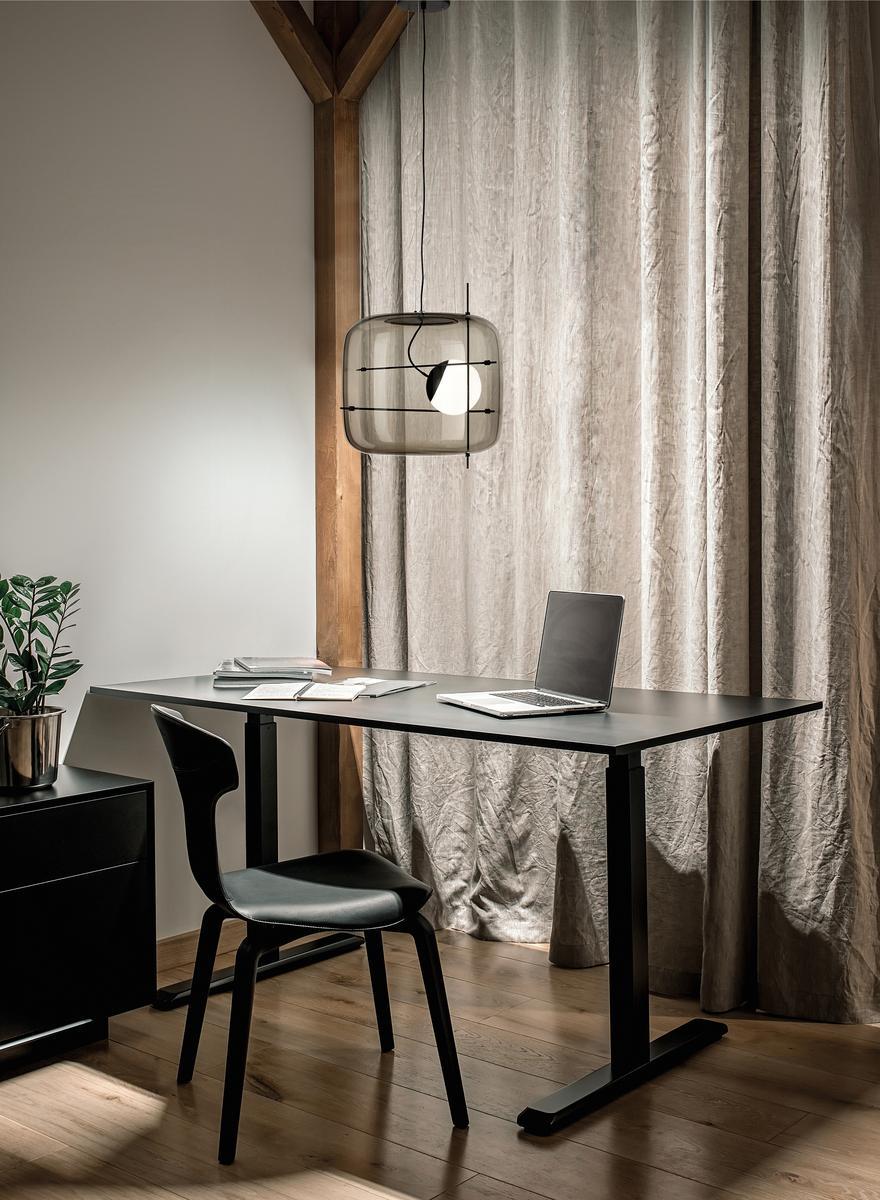 Ivex lámpara colgante contemporánea de vidrio