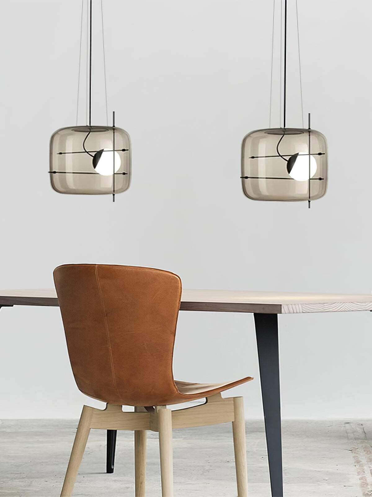 Ivex lámpara colgante contemporánea de vidrio