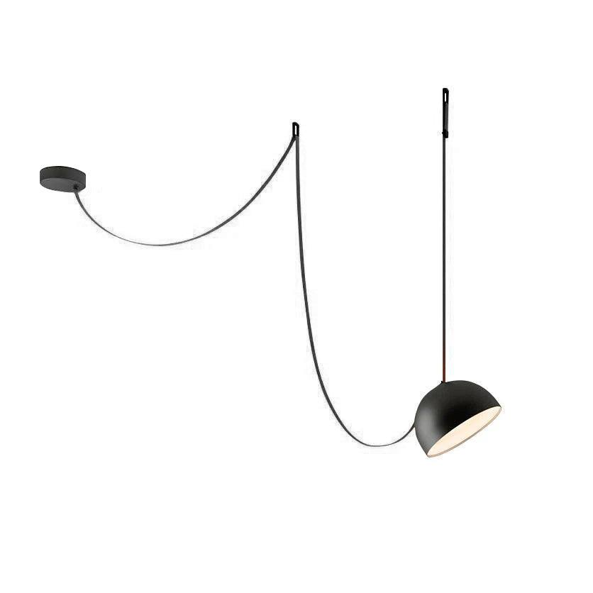 Elarok lámpara colgante moderna minimalista de cuero