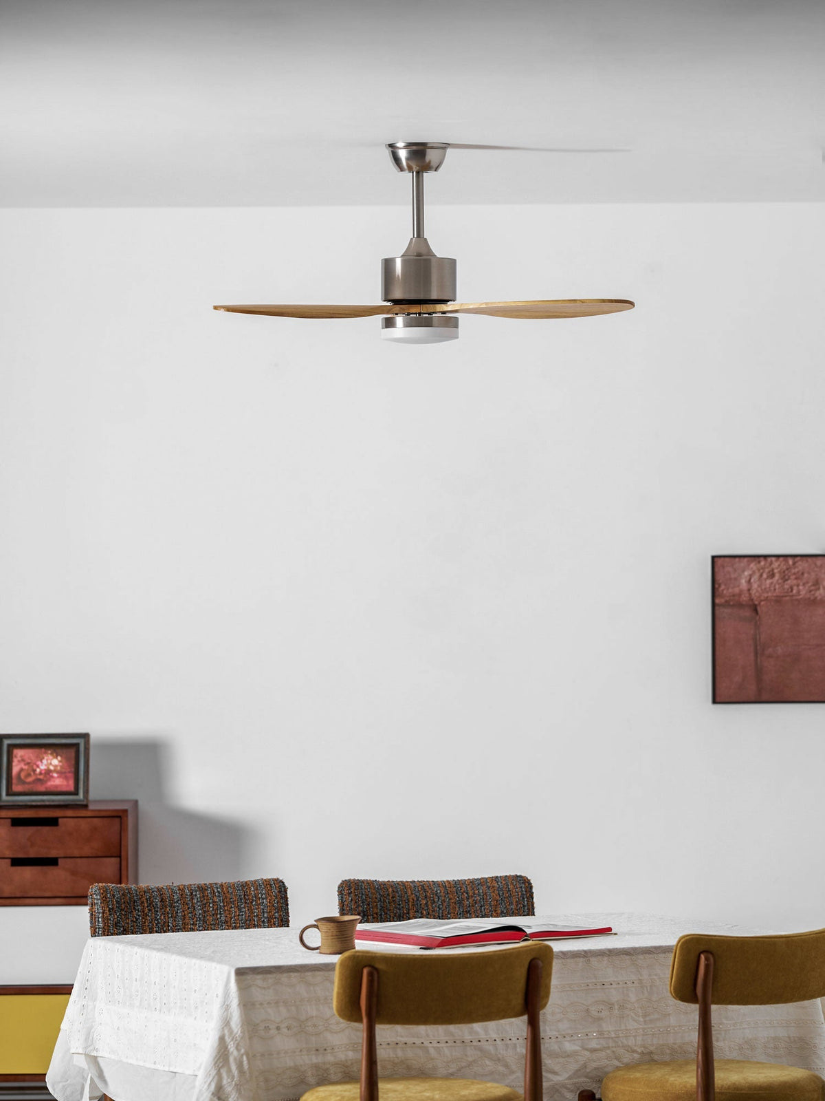 HushGlow ventilador de techo con luz