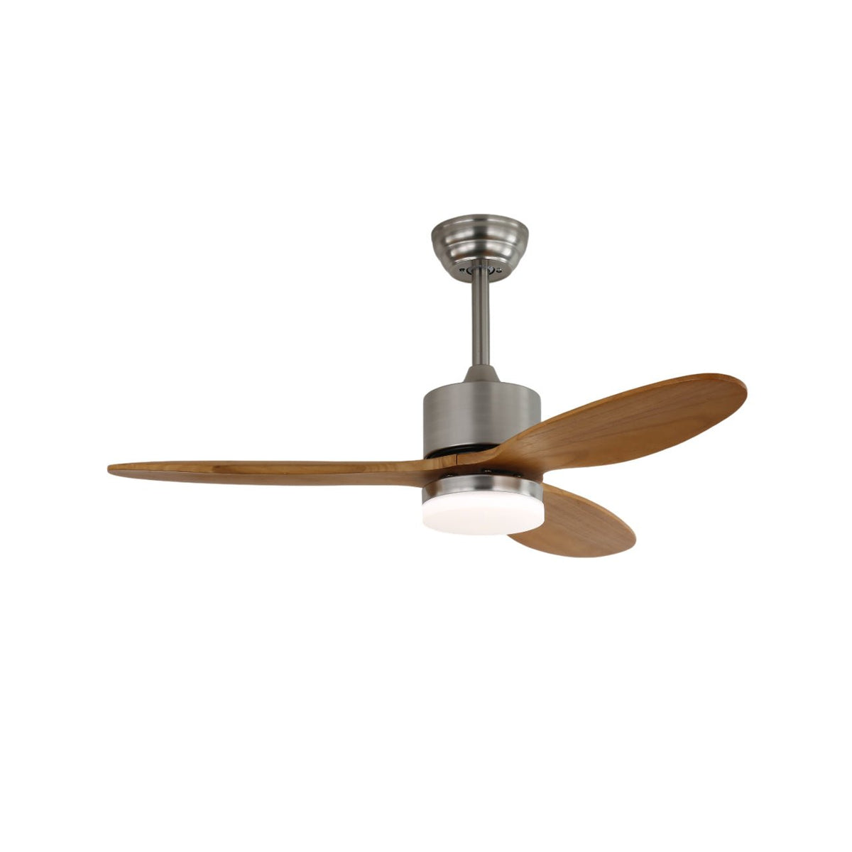 Aldirella ventilador de techo con luz minimalista de madera
