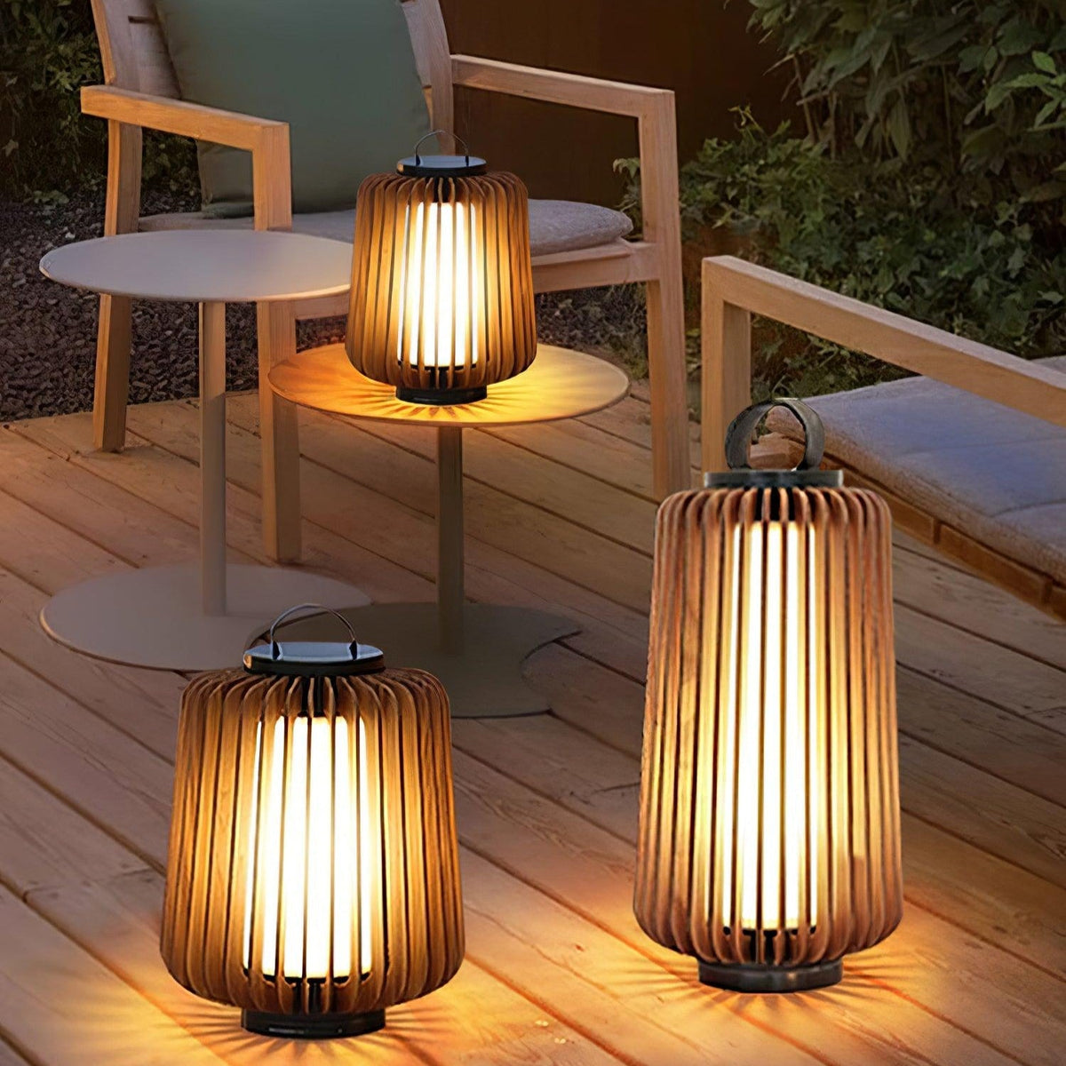 Irina luminaria exterior portátil de arte Irina