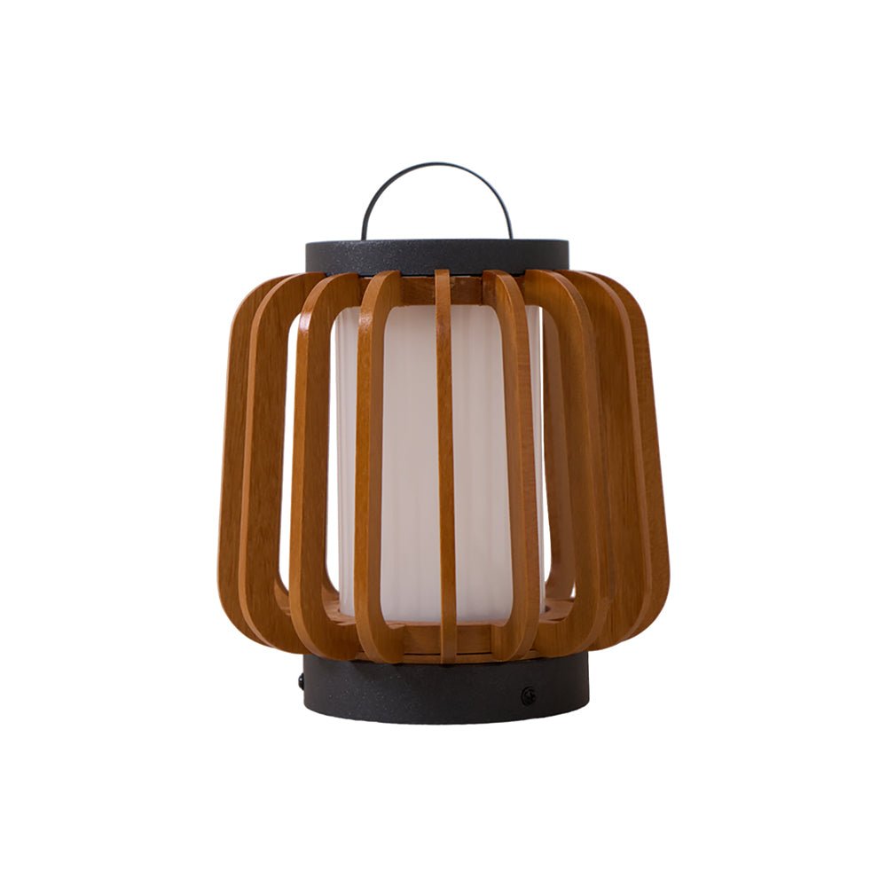 Slat luminaria exterior de mesa