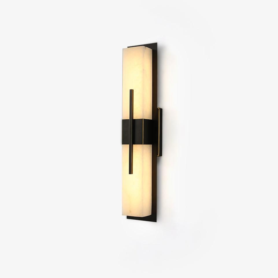 Vellmure aplique de pared gemelo en alabastro