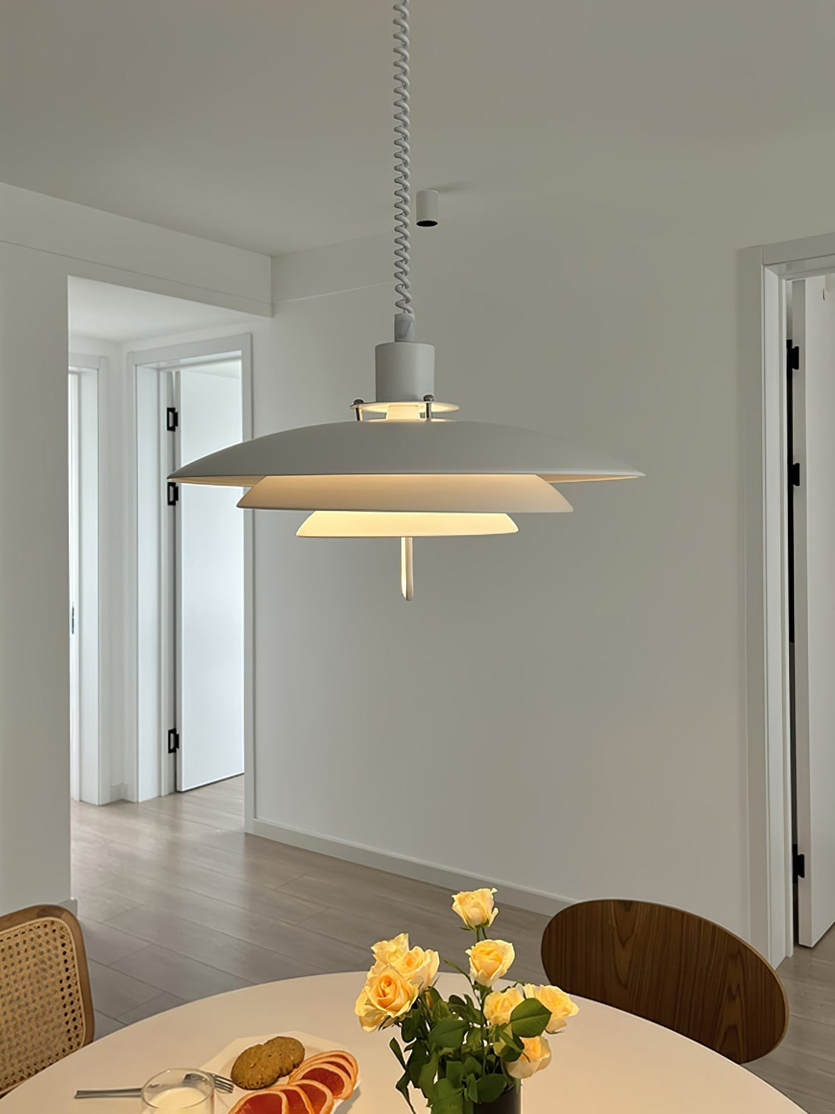 Divor lámpara colgante de aluminio glam