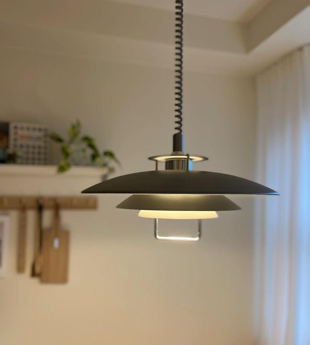 Divor lámpara colgante de aluminio glam