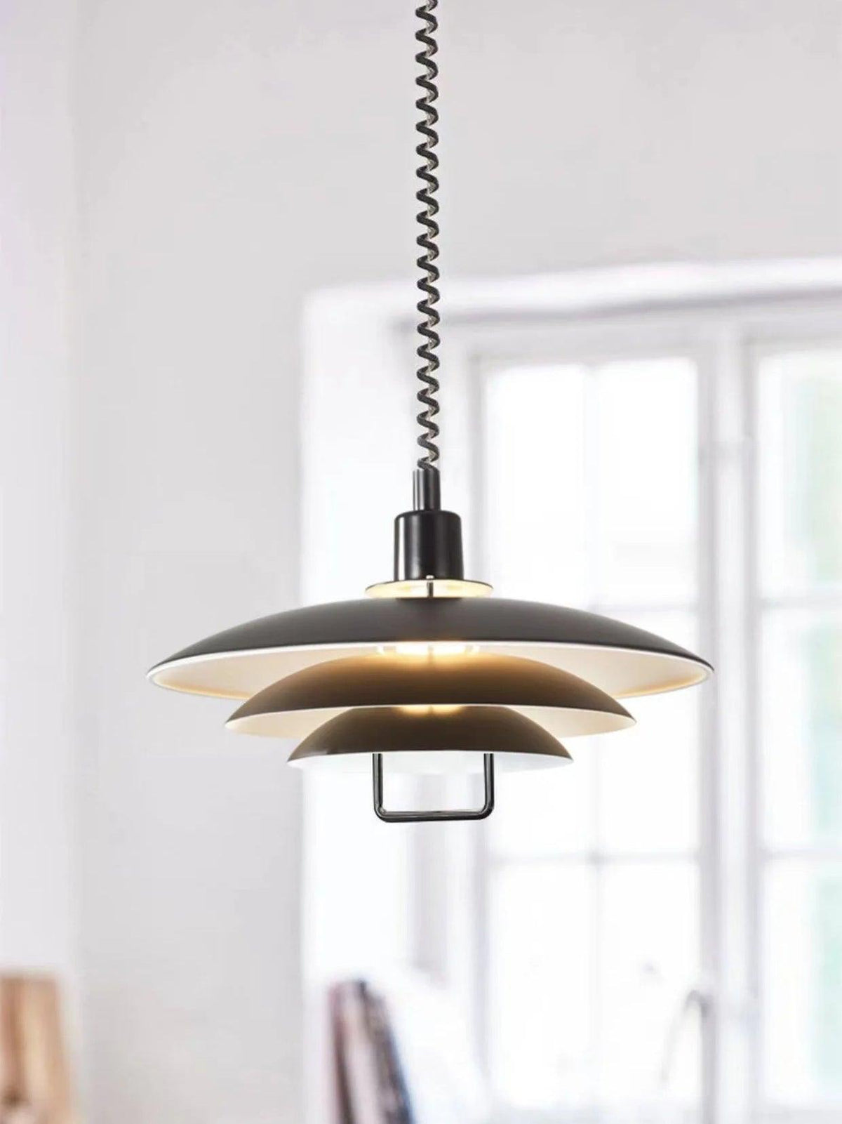 Divor lámpara colgante de aluminio glam