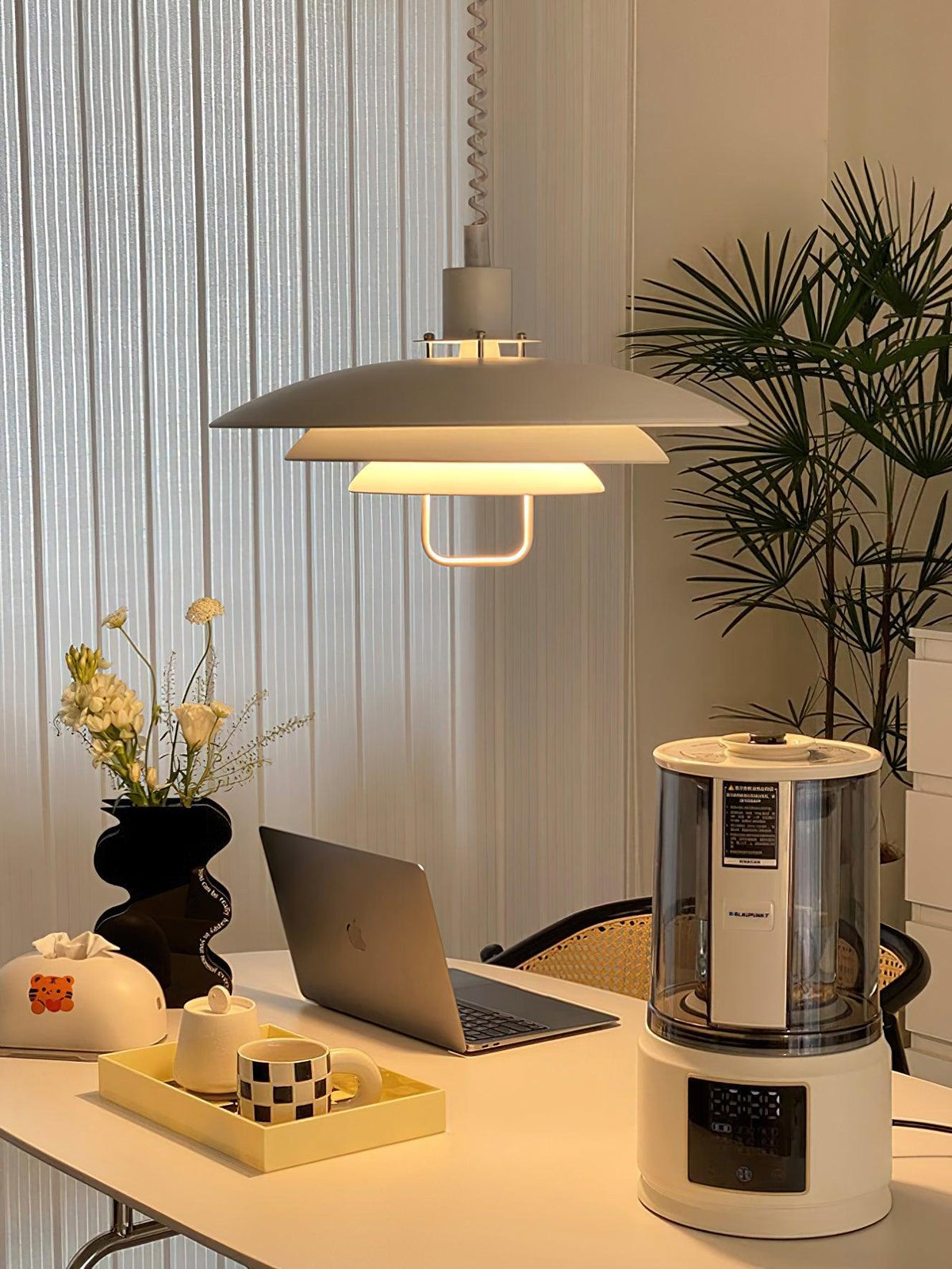 Divor lámpara colgante de aluminio glam