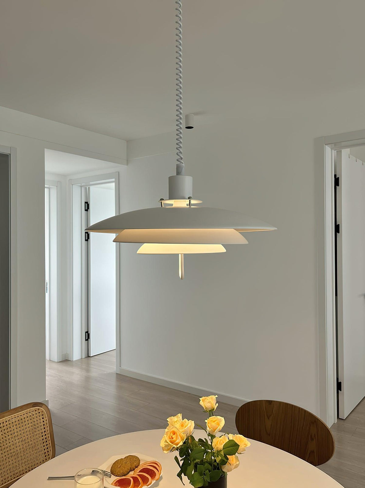 Divor lámpara colgante de aluminio glam