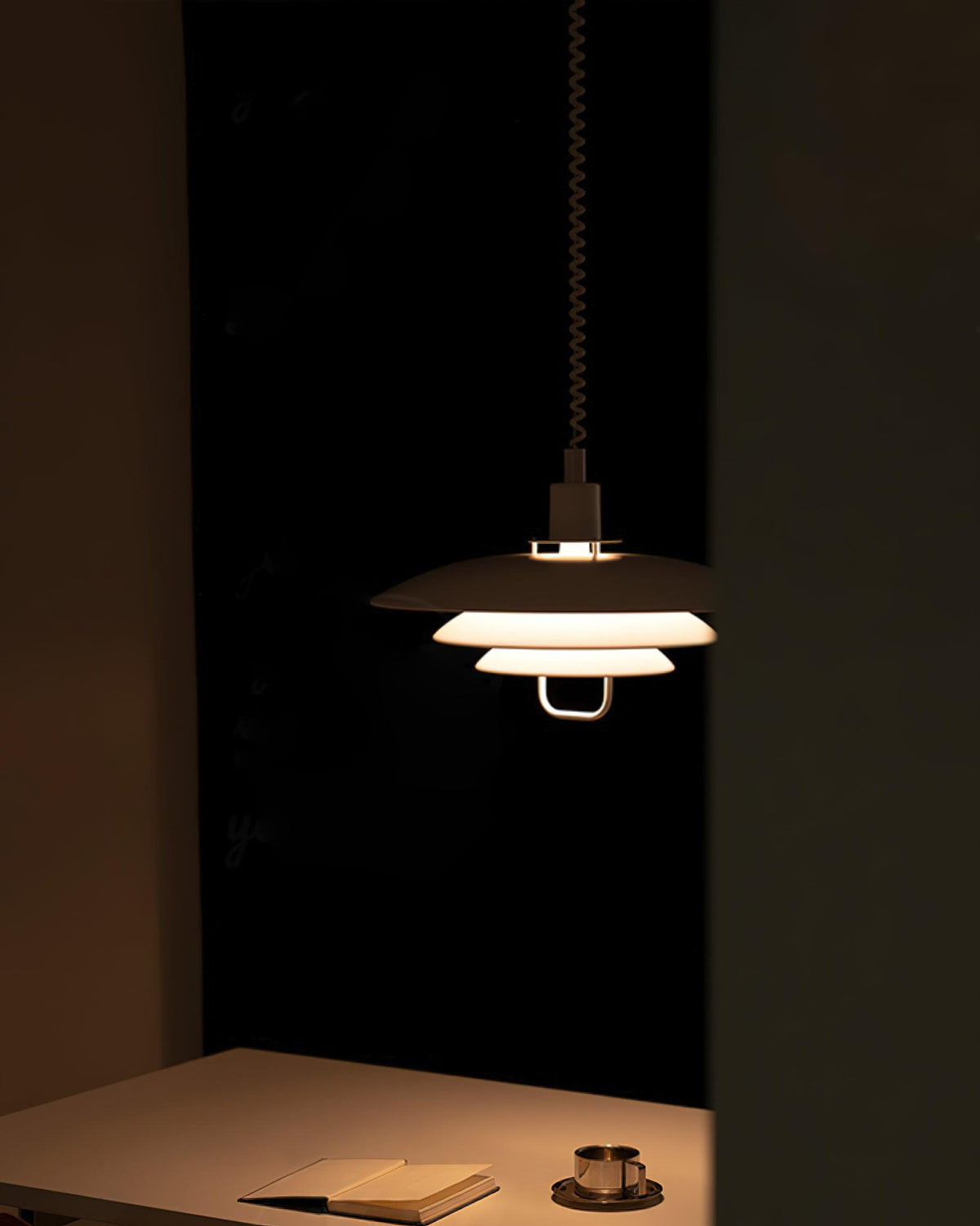 Divor lámpara colgante de aluminio glam