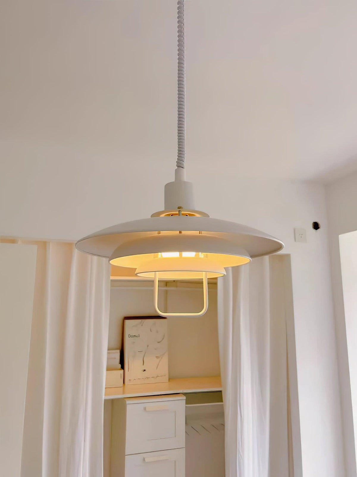 Divor lámpara colgante de aluminio glam