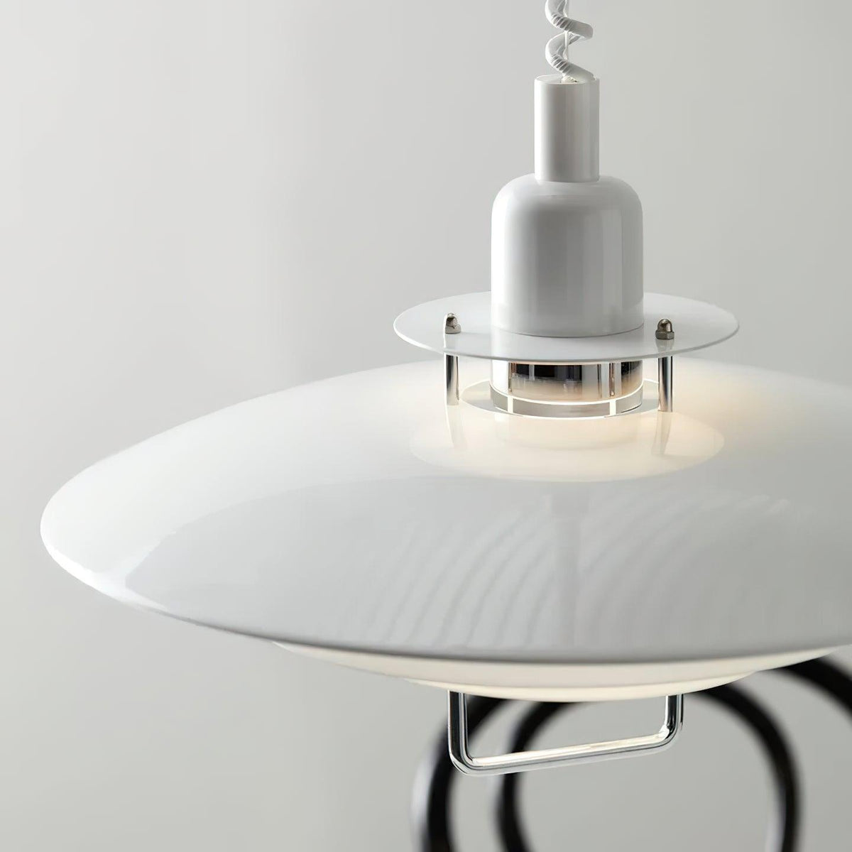 Divor lámpara colgante de aluminio glam