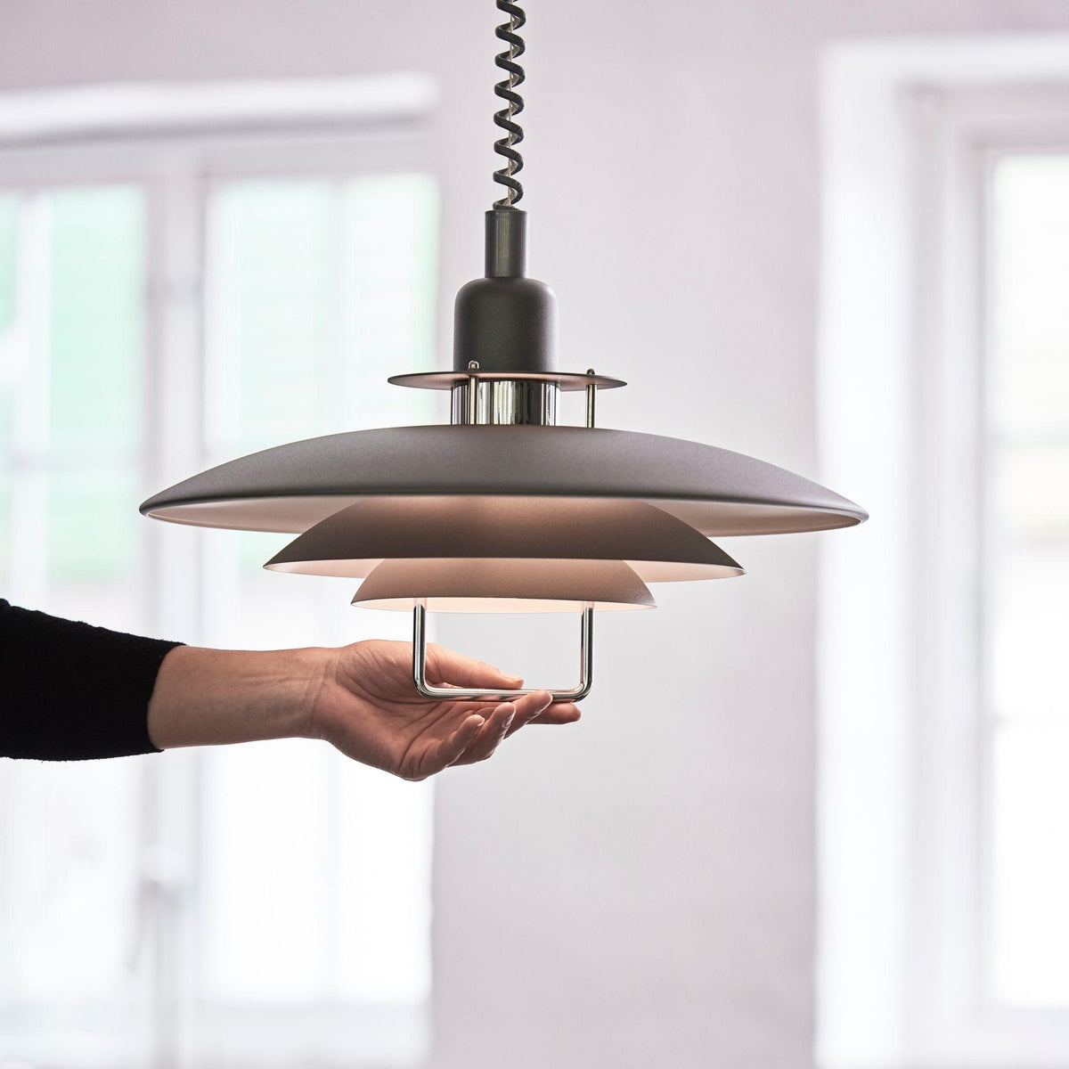 Divor lámpara colgante de aluminio glam