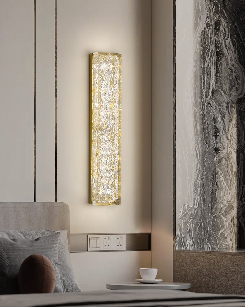 Mavi aplique de pared Prismatic Rectangle resina