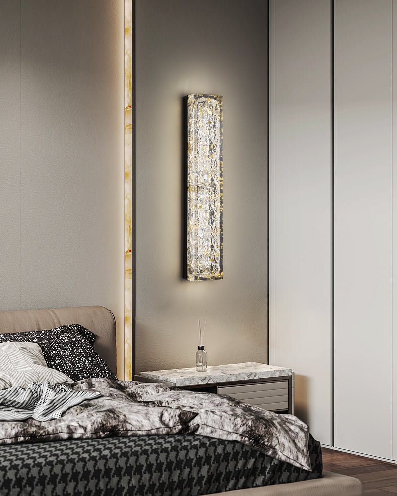Mavi aplique de pared Prismatic Rectangle resina