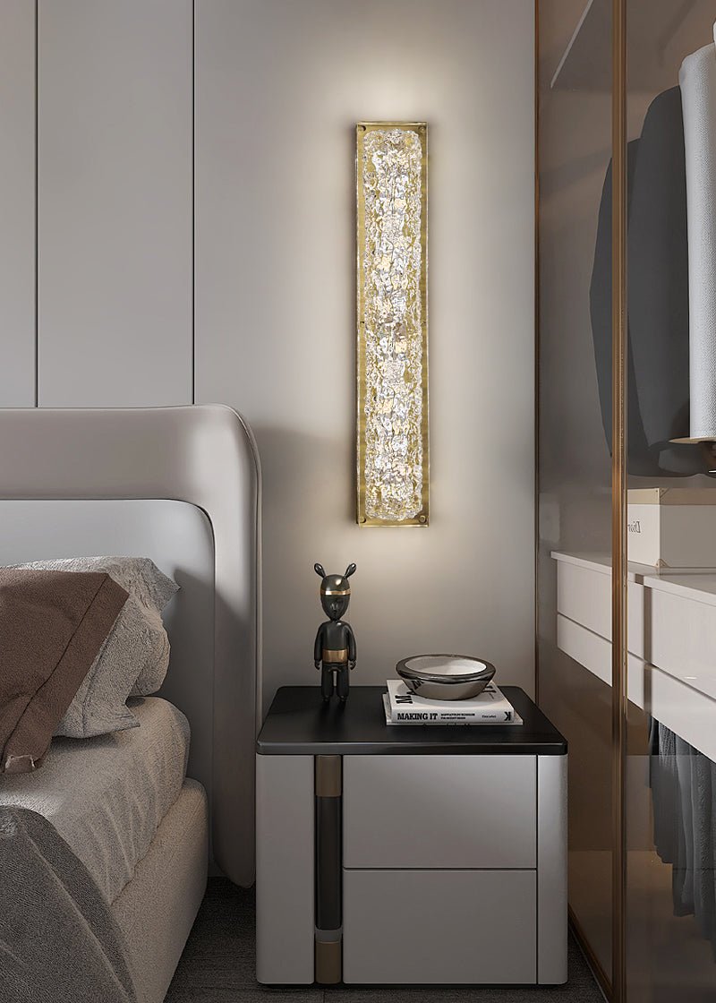 Mavi aplique de pared Prismatic Rectangle resina