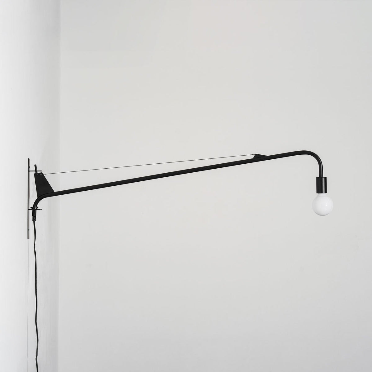 Blu aplique de pared moderno minimalista