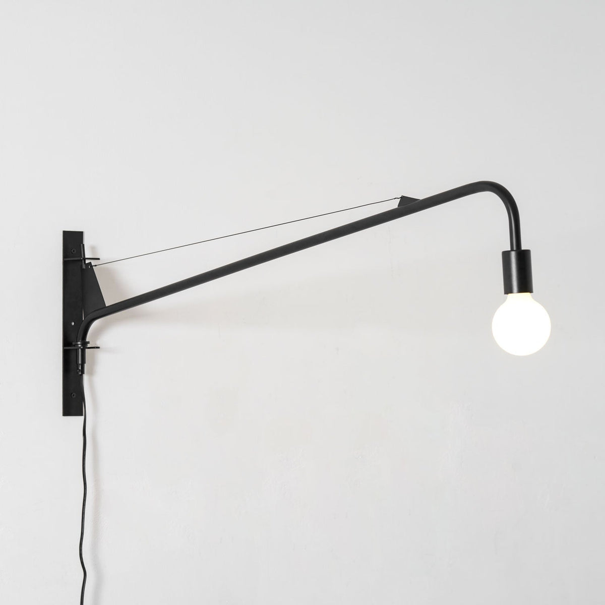 Blu aplique de pared moderno minimalista