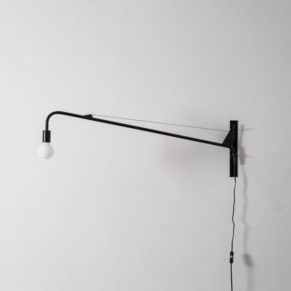 Blu aplique de pared moderno minimalista