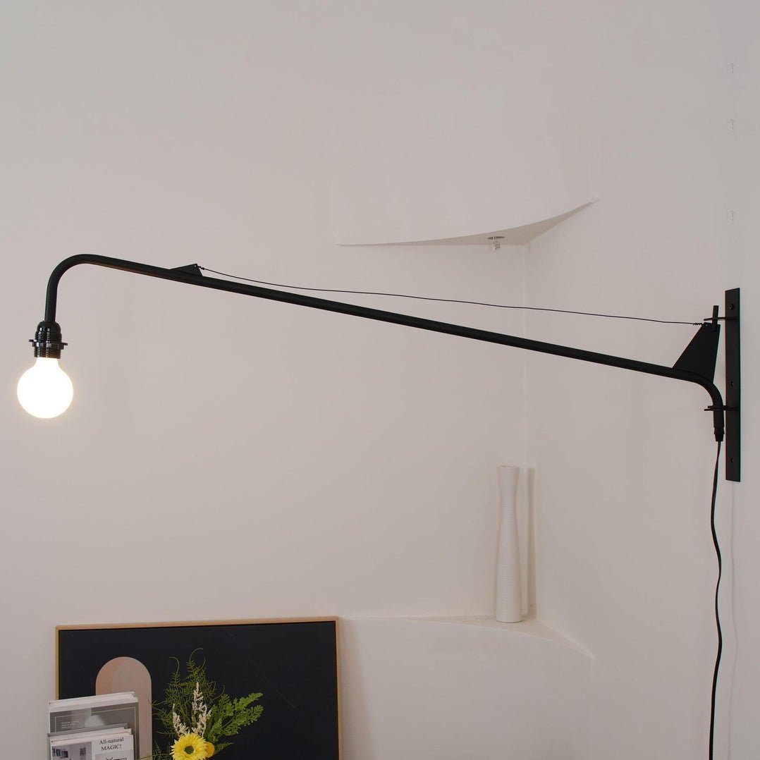 Blu aplique de pared moderno minimalista