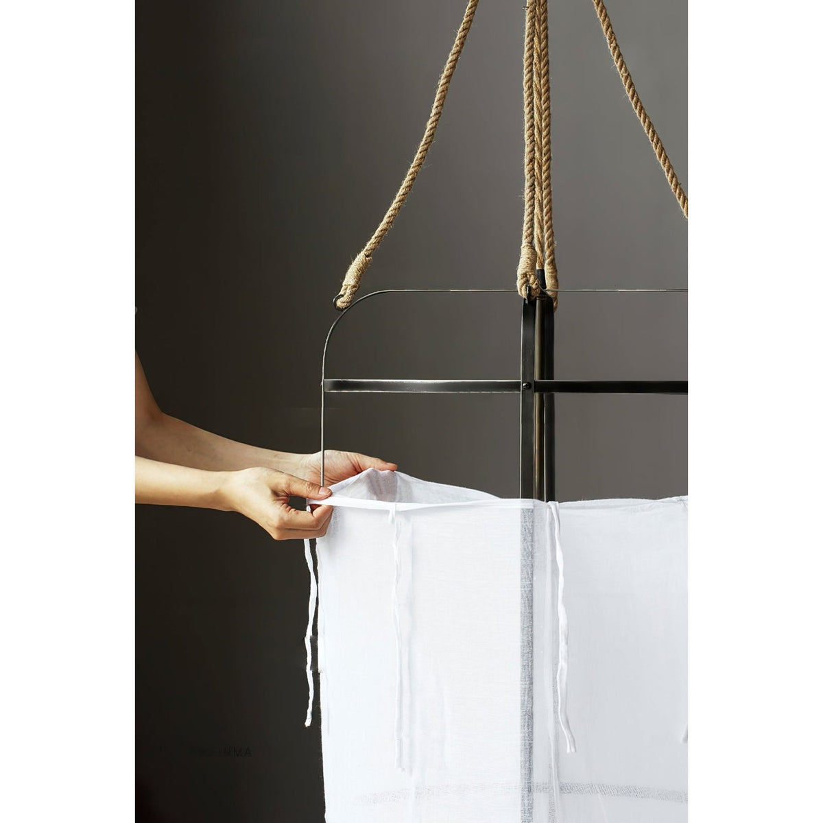Erina lámpara de araña de lino