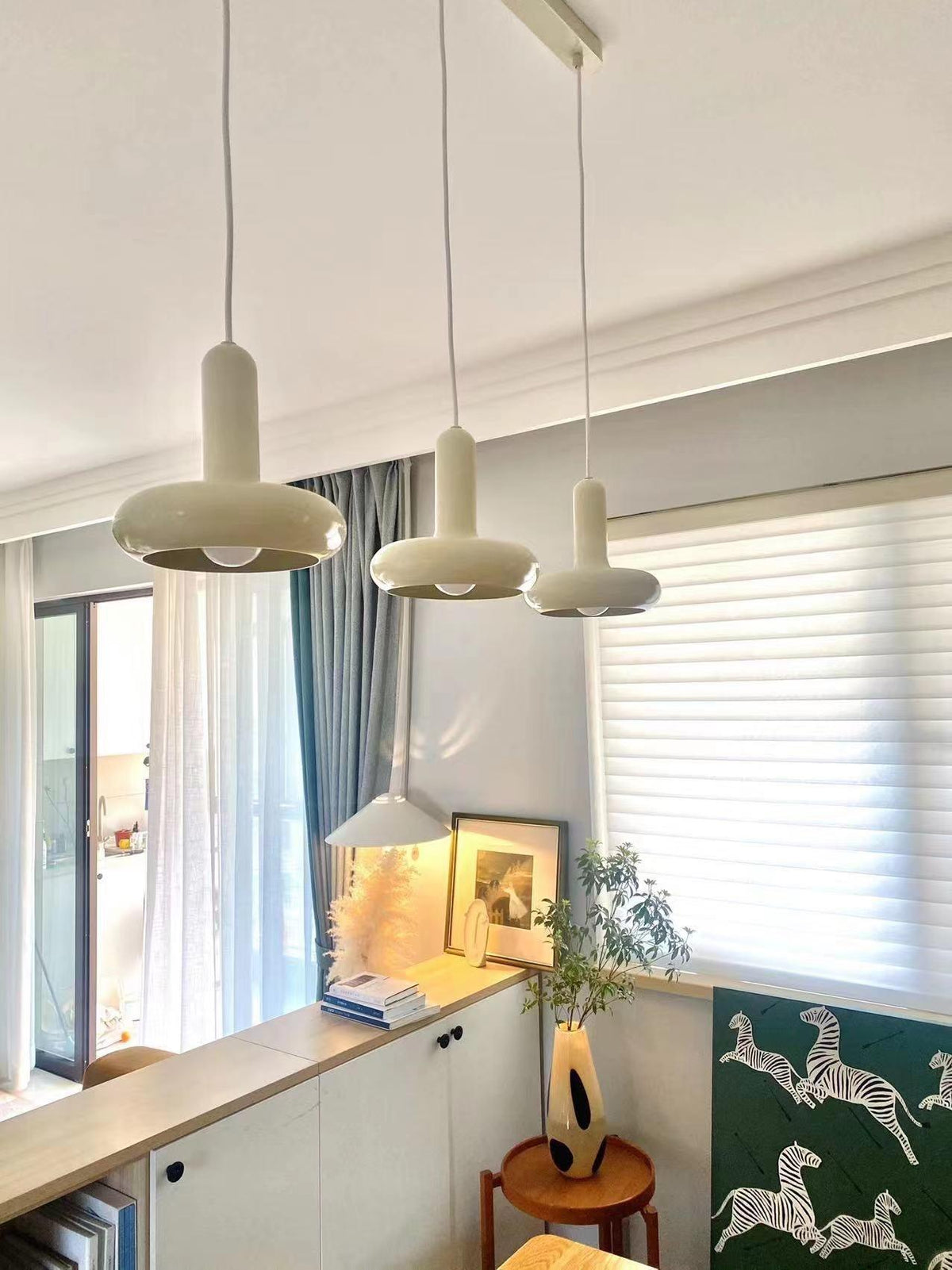 Lunaren lámpara colgante Cozy de estilo clásico Cream