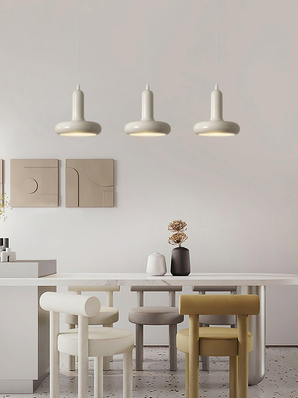 Lunaren lámpara colgante Cozy de estilo clásico Cream