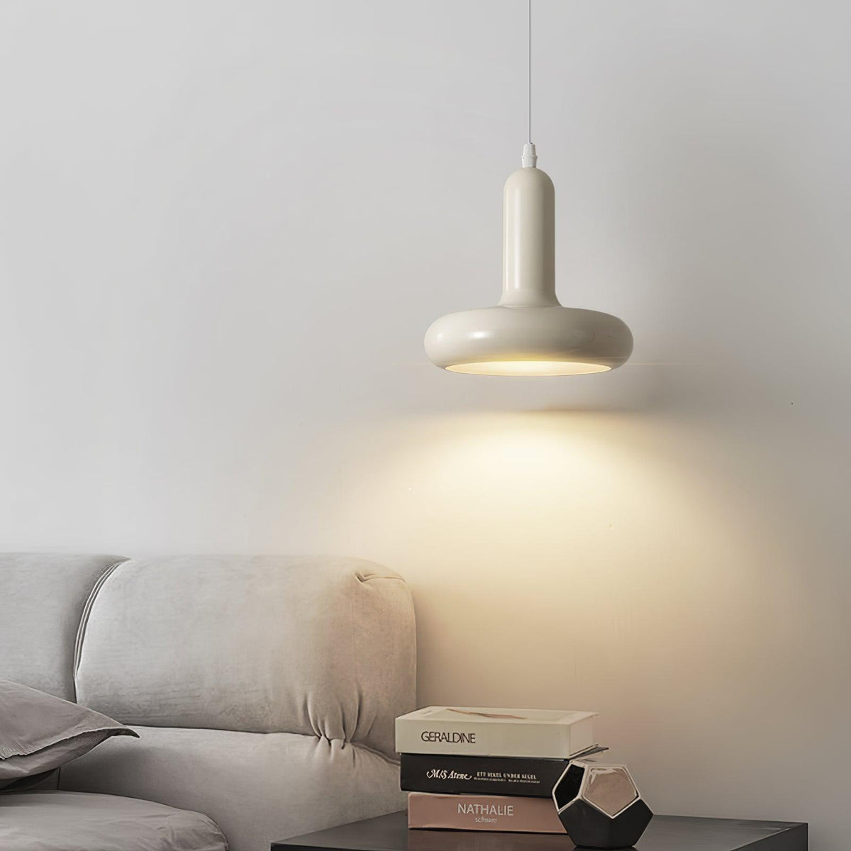 Lunaren lámpara colgante Cozy de estilo clásico Cream