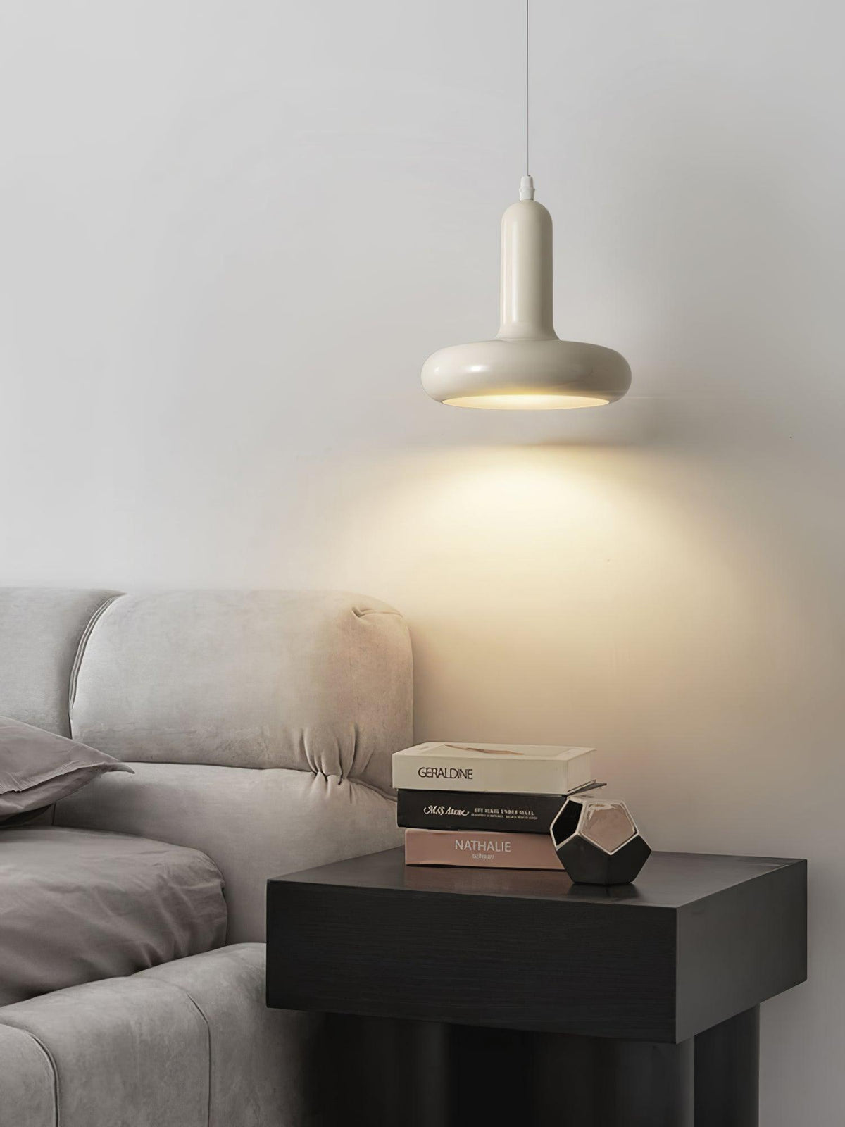Lunaren lámpara colgante Cozy de estilo clásico Cream