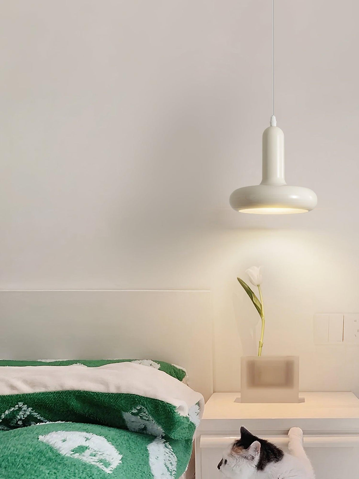 Lunaren lámpara colgante Cozy de estilo clásico Cream
