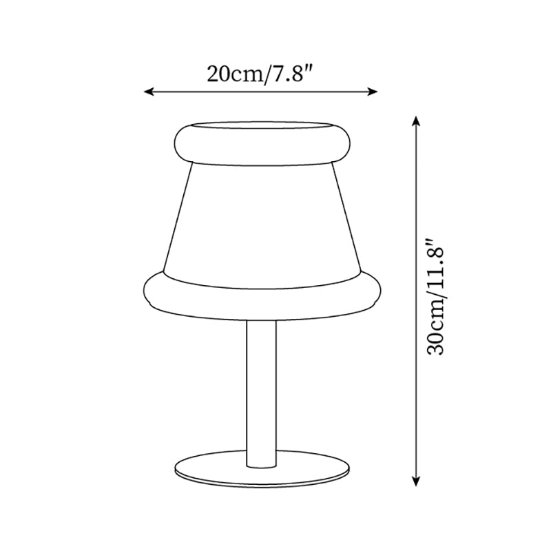 Amber lámpara de mesa
