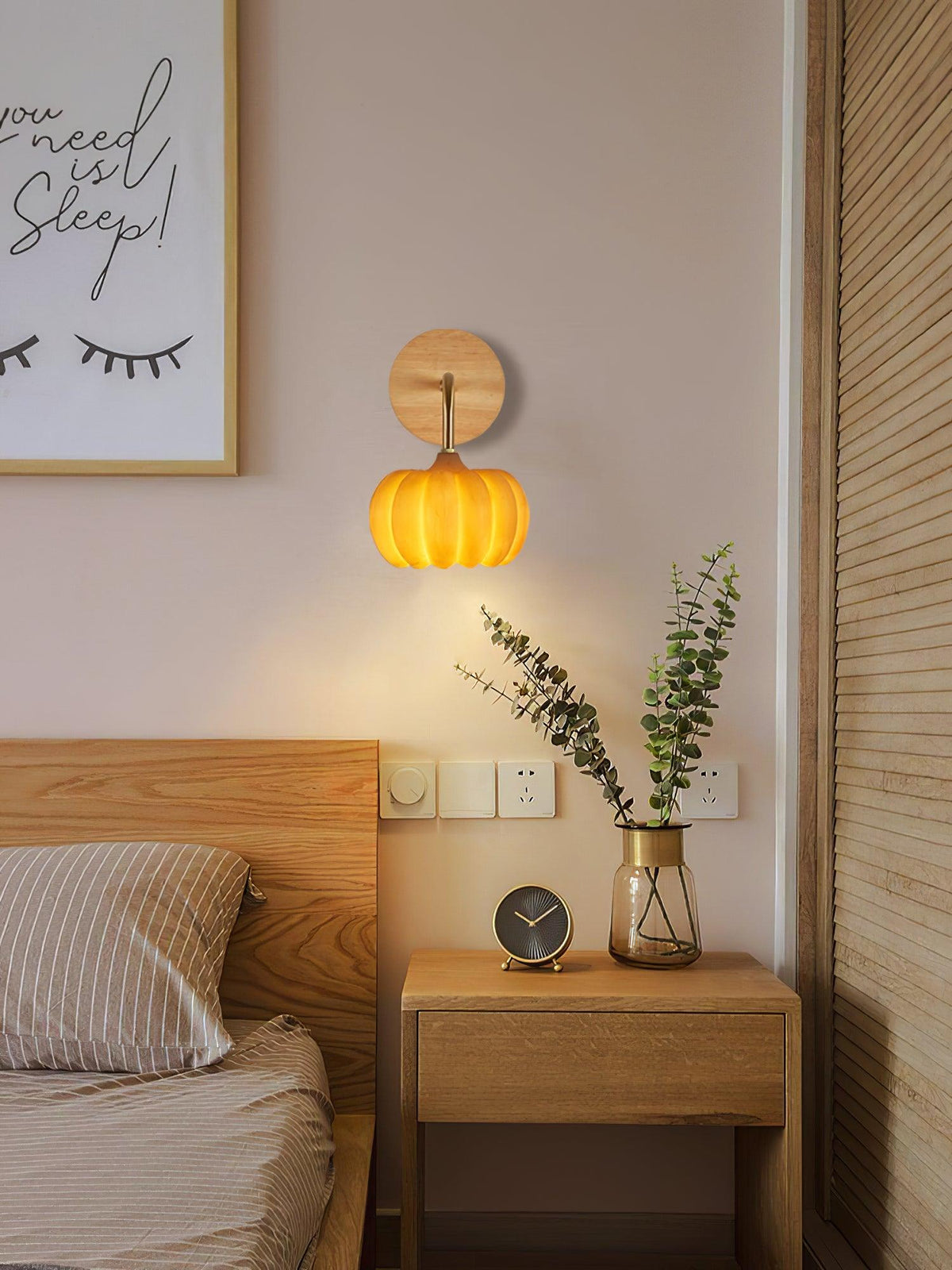 Vilorel aplique de pared Individual Creatividad Calabaza
